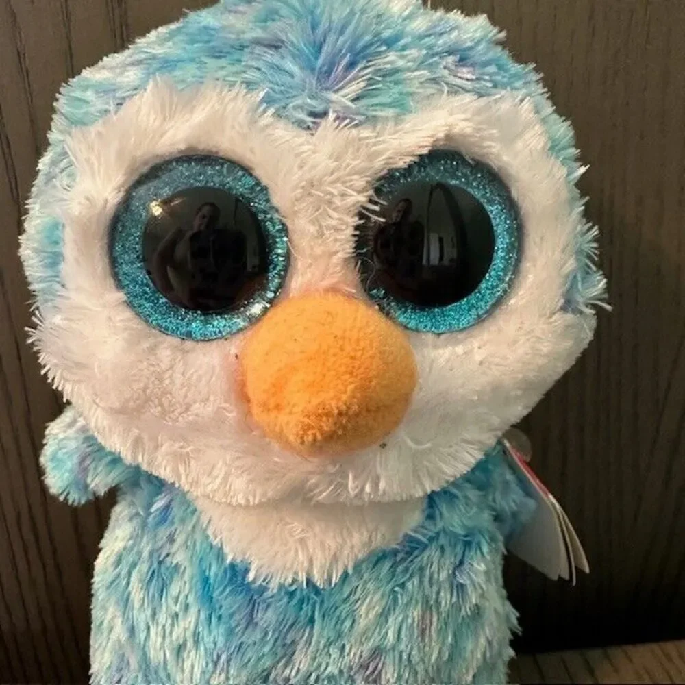 Ty Beanie Boos Ice Cube Blue Penguin 6